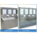 Four person position hospital stainless steel Hand Washing Sink